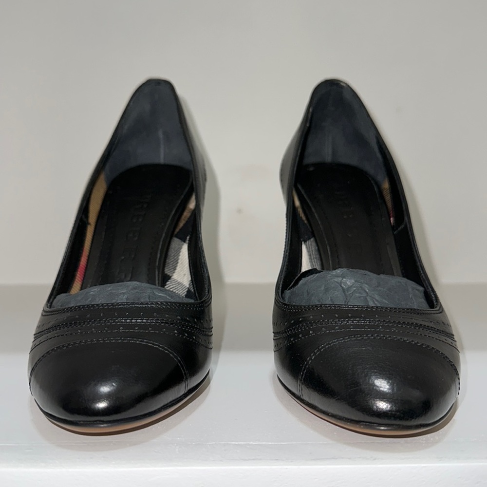 Burberry Bridle Leather Stawell 100 Pump